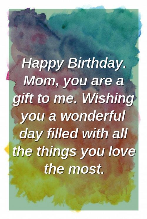 happybirthday mom wishesand messages along with shortbirthday quotes